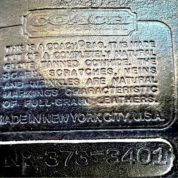 Vintage Coach Slim Satchel Black Leather Pre Owned Great Condition! 80s - Picture 4 of 4